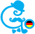 Німецька мова українською Logo